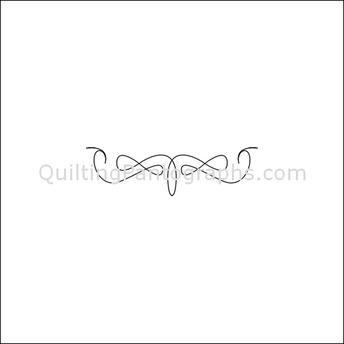 Elegant Loops - quilting pantograph