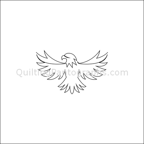 Flying Eagles - quilting pantograph