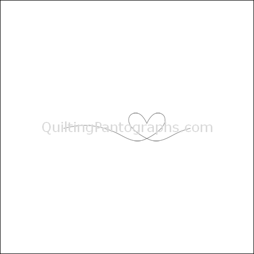 Graceful Hearts - quilting pantograph
