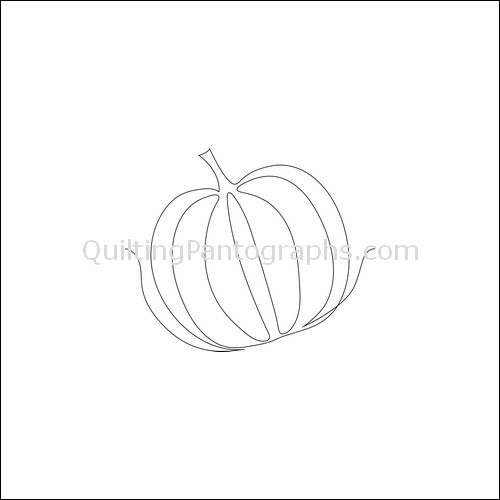 Great Pumpkin - quilting pantograph
