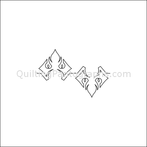 Ignited Torch - quilting pantograph