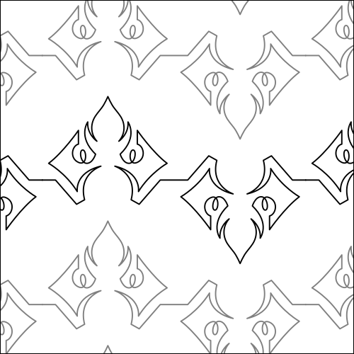 Ignited Torch - quilting pantograph