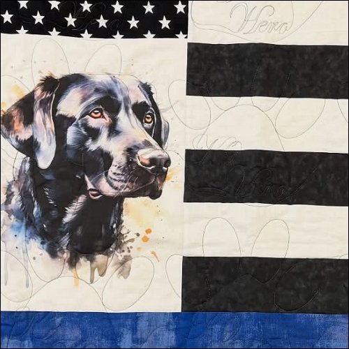 K9 Hero quilting pantograph