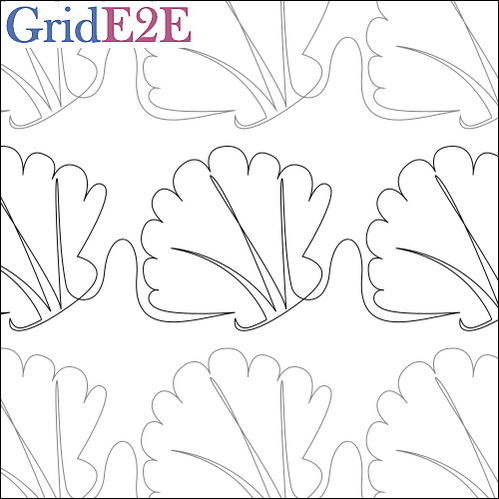 Ocean Seashells - Quilting Pantograph Pattern — QuiltingPantographs.com