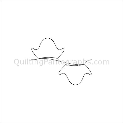 Pirate Hats - quilting pantograph