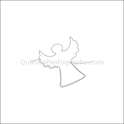 Singing Angels - quilting pantograph
