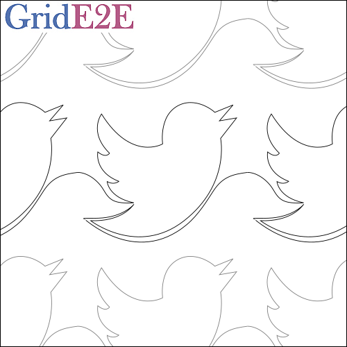 Singing Bird - quilting pantograph