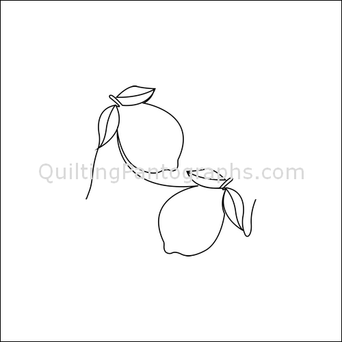 Summertime Lemonade - quilting pantograph
