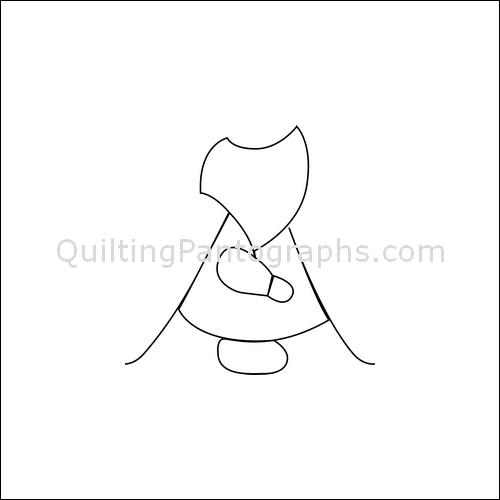 Sunbonnet Sue - quilting pantograph