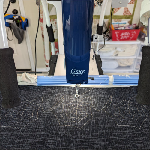 Tangled Spiderwebs - quilting pantograph