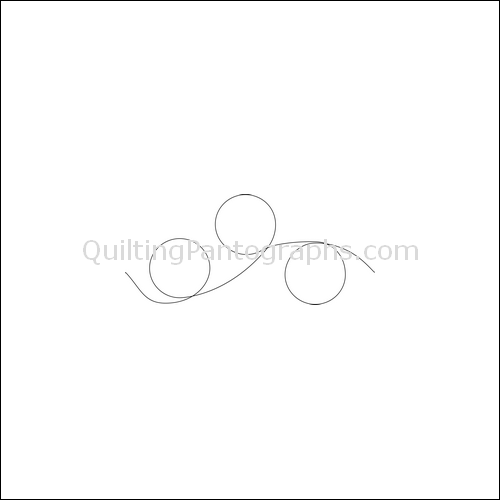Water Bubbles - quilting pantograph