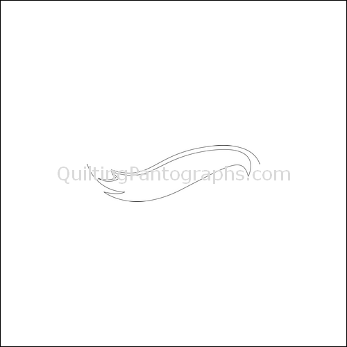 Xander's Car Flames - quilting pantograph