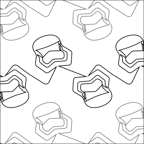 Zeke's Troopers - quilting pantograph