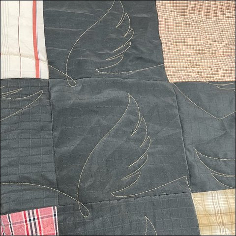 Angel Feathers - quilting pantograph