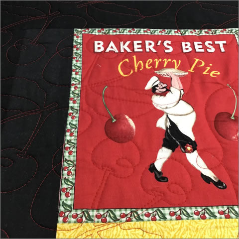 Cherries Jubilee - quilting pantograph