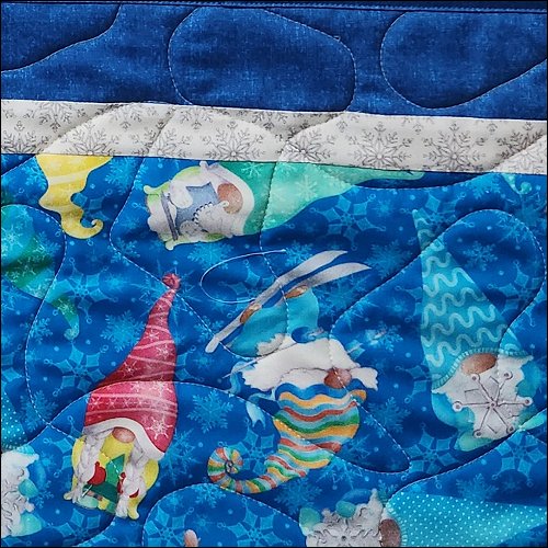 Christmas Stocking - quilting pantograph