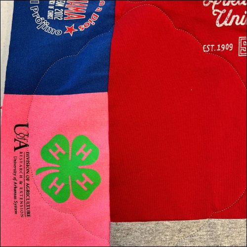 Clams Low Stack - quilting pantograph