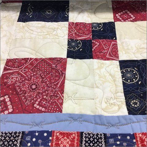 Cowboy Rodeo - quilting pantograph