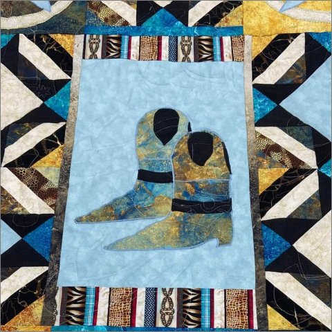 Cowboy Rodeo - quilting pantograph
