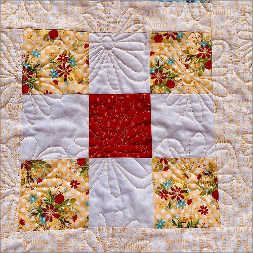 Daisy Bell - quilting pantograph