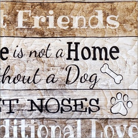 Dexter's Dog Bone - quilting pantograph