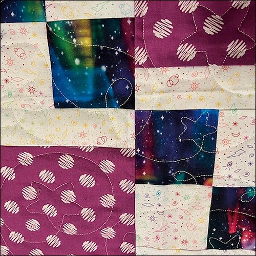 Falling Stars - quilting pantograph