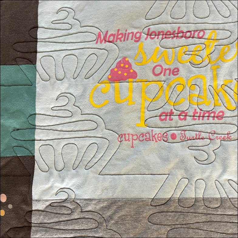Gracie's Cupcakes - quilting pantograph