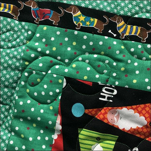 Handlebar Mustache - quilting pantograph