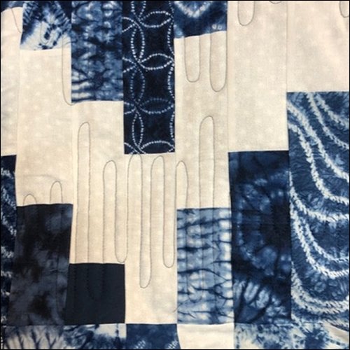 Radio Waves - quilting pantograph