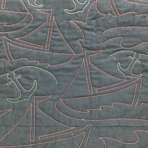 Sailboat Races - quilting pantograph