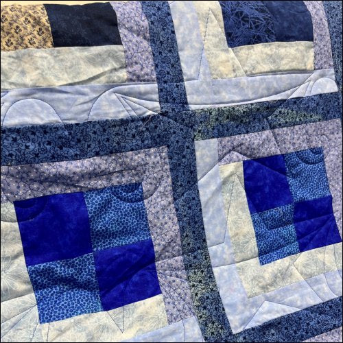 Stars and Ribbons - quilting pantograph