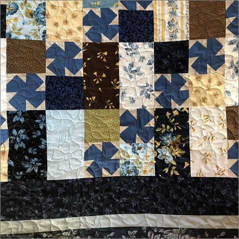 Summer Flowers - quilting pantograph