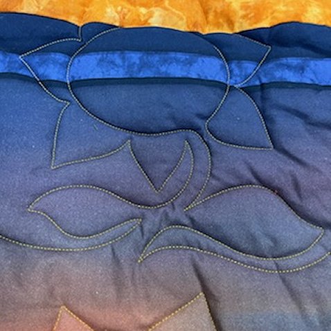 Sunflowers for Ukraine - Free Quilting Pantograph