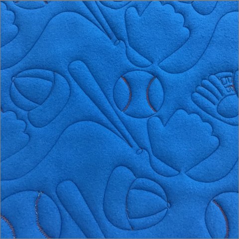 Tyler's Baseball Game - quilting pantograph