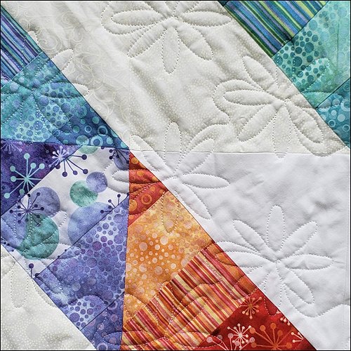 Yellow Wild Flowers - quilting pantograph