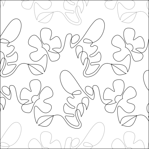 Honey Bee- quilting pantograph