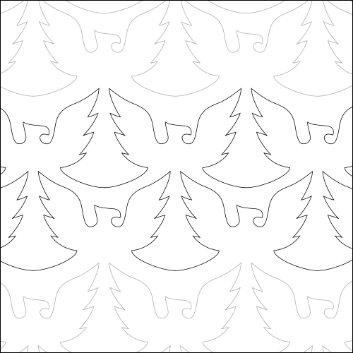 Black Hawk - quilting pantograph