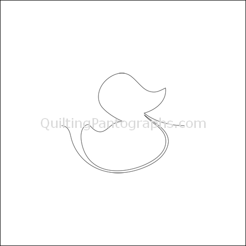 Baby Ducks - quilting pantograph