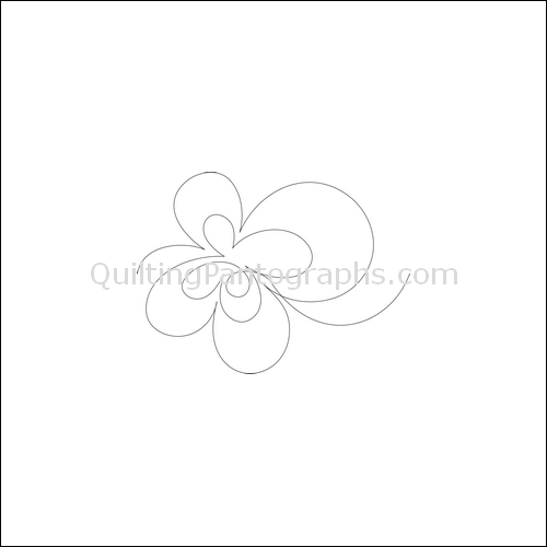 Butterfly Breeze - quilting pantograph