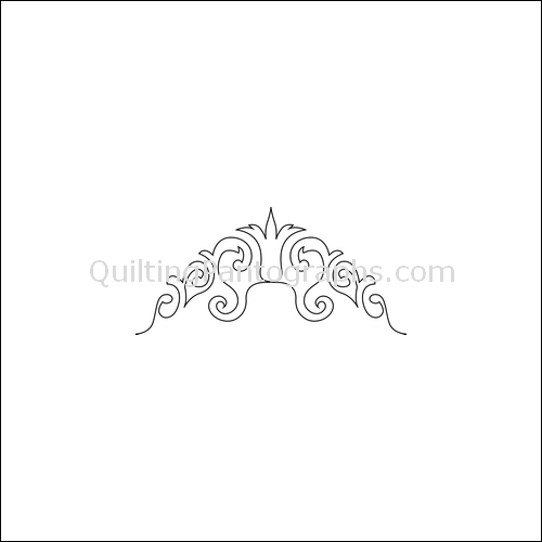 Queen's Crown - quilting pantograph