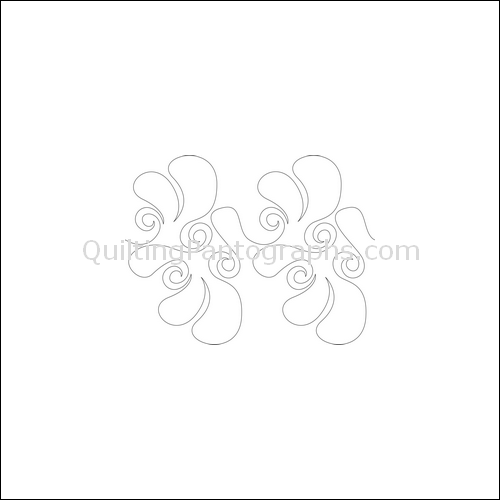 Fancy Feathers - quilting pantograph