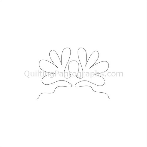 Feather Headdress - quilting pantograph