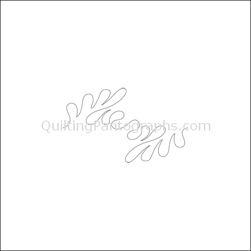 Floating Feathers Flip - quilting pantograph