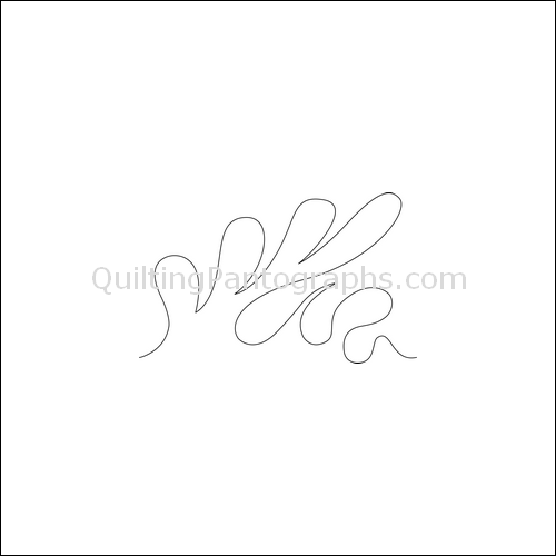 Floating Feathers - quilting pantograph