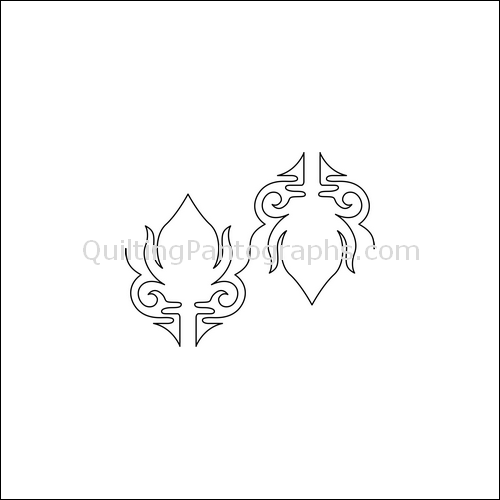 Torch Flame - Free Quilting Pantograph
