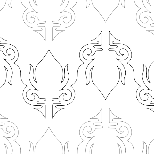 Torch Flame - Free Quilting Pantograph