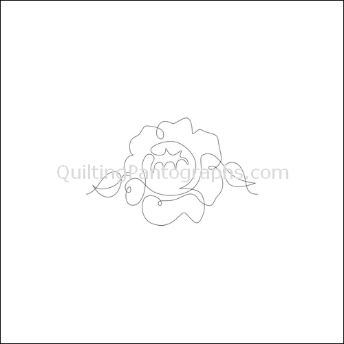 Spring Flower - quilting pantograph