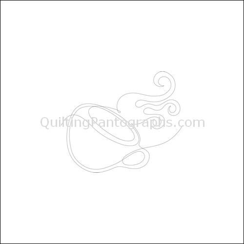 Morgan's Coffee - quilting pantograph