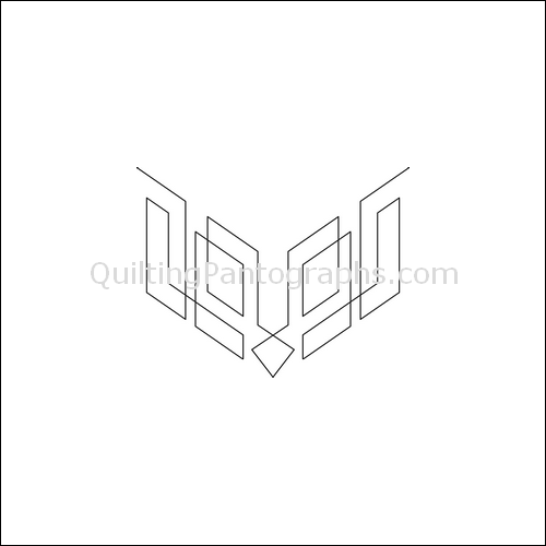 Square Halls - quilting pantograph