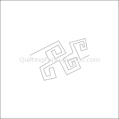 Square Hooks - quilting pantograph